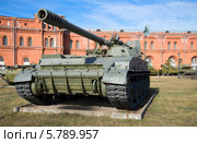 САУ 2С5 «Гиацинт-С» в артиллерийском музее. Санкт-Петербург (2014 год). Редакционное фото, фотограф Виктор Карасев / Фотобанк Лори