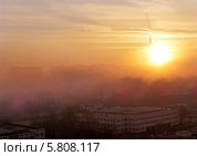 Утро, Солнцево, Туман. Стоковое фото, фотограф ДЕНЩИКОВ Александр Витальевич / Фотобанк Лори
