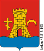 Герб города Очакова. Стоковая иллюстрация, иллюстратор VectorImages / Фотобанк Лори