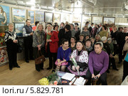Открытие выставки к юбилею ЗНУИ в Народной галерее, город Москва (2014 год). Редакционное фото, фотограф Дмитрий Неумоин / Фотобанк Лори