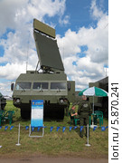 Международный авиационно-космический салон МАКС-2013. Станция обнаружения целей из состава "Бук-М2Э" Редакционное фото, фотограф Игорь Долгов / Фотобанк Лори