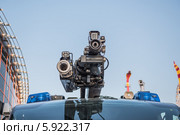 Cтрела-мачта с многофункциональным устройством на пожарном аэродромном автомобиле Panther (6х6) (2014 год). Стоковое фото, фотограф Владимир Князев / Фотобанк Лори