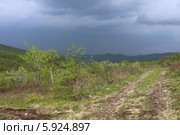 Грозовые тучи, вид с горы Попова, Владивосток (2014 год). Стоковое фото, фотограф Алексей Гусев / Фотобанк Лори