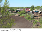 Весна, посадка огорода. Село Сростки, Алтайский край (2009 год). Стоковое фото, фотограф Григорий Писоцкий / Фотобанк Лори