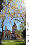 Новодельная христианская церковь в Северном поселке города Курган (2013 год). Стоковое фото, фотограф Анатолий Матвейчук / Фотобанк Лори