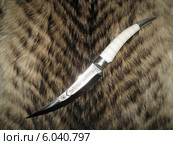 Кинжал металлический с ручкой из слоновой кости самодельный с гравировкой на лезвии. Стоковое фото, фотограф ангелина кочугуева / Фотобанк Лори