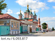 Коломна, улица Лажечникова, Брусенский монастырь (2014 год). Стоковое фото, фотограф Овчинникова Ирина / Фотобанк Лори