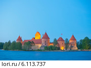 Замок Тракай, Литва (2014 год). Стоковое фото, фотограф Литвяк Игорь / Фотобанк Лори