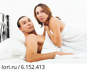 lovers caught in bed. Стоковое фото, фотограф Яков Филимонов / Фотобанк Лори
