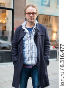Przegryџ" restaurant owned by popular journalist and publicist Piotr Najsztub. Mokotowska street, Warsaw. Pictured:Piotr Najsztub" Редакционное фото, агентство BE&W Photo / Фотобанк Лори