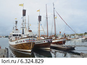 Порт в городке Хусавик в Северной Исландии (2014 год). Редакционное фото, фотограф Овчинникова Ирина / Фотобанк Лори