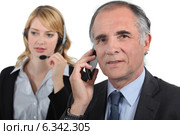 Telephone conversations. Стоковое фото, фотограф Phovoir Images / Фотобанк Лори