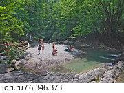 Памятник природы "Дагомысские корыта" (2014 год). Редакционное фото, фотограф Вячеслав Палес / Фотобанк Лори