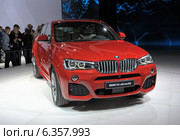 Московский международный автомобильный салон 2014, BMW X4 xDrive35i. Редакционное фото, фотограф Алексей Голованов / Фотобанк Лори