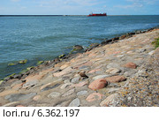 Набережная города Балтийск. Морской пейзаж (2014 год). Стоковое фото, фотограф Инесса Гаварс / Фотобанк Лори