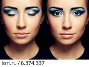 Beautiful woman face. Perfect Makeup. Beauty fashion. Стоковое фото, агентство Ingram Publishing / Фотобанк Лори