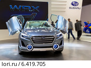 Subaru VIZIV-2 Concept. Московский международный автомобильный салон 2014. Редакционное фото, фотограф Сергей Лаврентьев / Фотобанк Лори
