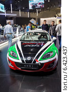 Mazda MX-5 Aori . Московский международный автомобильный салон 2014. Редакционное фото, фотограф Сергей Лаврентьев / Фотобанк Лори