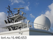 Навигационное оборудование морского судна. Стоковое фото, фотограф Вадим Хомяков / Фотобанк Лори