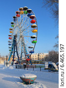 Курганское колесо обозрения будет демонтировано (2013 год). Стоковое фото, фотограф Анатолий Матвейчук / Фотобанк Лори