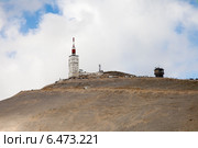 Метеостанция на вершине горы Венту в Южной Франции (2014 год). Стоковое фото, фотограф Юлия Кузнецова / Фотобанк Лори