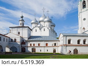 Воздвиженская церковь.  Купола Софийского собора. Вологда (2014 год). Редакционное фото, фотограф Александр Щепин / Фотобанк Лори