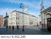 Рига. Ратушная площадь. Ратуша Старого Города (2014 год). Редакционное фото, фотограф Svet / Фотобанк Лори