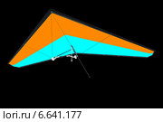 Дельтаплан на черном фоне. Стоковая иллюстрация, иллюстратор Guru3d / Фотобанк Лори