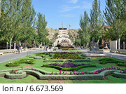 Армения, достопримечательности Еревана, Каскад (2014 год). Редакционное фото, фотограф Овчинникова Ирина / Фотобанк Лори