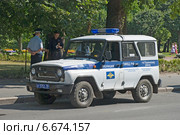 Автомобиль полиции (2014 год). Редакционное фото, фотограф Александр Щепин / Фотобанк Лори