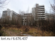 Ховринская заброшенная больница (Ховринка, Амбрелла) (2014 год). Стоковое фото, фотограф Denis Chikarev / Фотобанк Лори