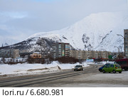 Кировск, улица Олимпийская (2014 год). Редакционное фото, фотограф Юлия Бабкина / Фотобанк Лори