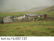 Жилище горца в Веденском районе Чечни. Стоковое фото, фотограф Jon Maldini / Фотобанк Лори