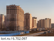 Коммунарка. Новостройки осенью в Новой Москве (2014 год). Редакционное фото, фотограф Алексей Голубович / Фотобанк Лори