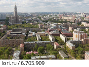 Дома в районе метро "Сокол". Съемка с воздуха (2014 год). Стоковое фото, фотограф Михеев Алексей / Фотобанк Лори
