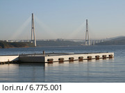 Вантовый мост Русский во Владивостоке (2012 год). Стоковое фото, фотограф Алексей Гусев / Фотобанк Лори