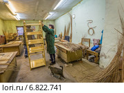 На предприятии ООО "Шиловская лоза", Шилово, Рязанская область (2014 год). Редакционное фото, фотограф Марина Круглякова / Фотобанк Лори