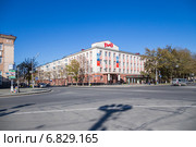 Управление Сахалинской железной дороги (2013 год). Редакционное фото, фотограф Алексей Шматков / Фотобанк Лори