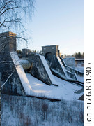 Плотина ГЭС на Вуоксе. Иматра Финляндия (2013 год). Стоковое фото, фотограф Александр Щепин / Фотобанк Лори