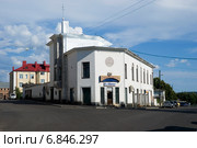 Сортавала. Здание ресторана 1926 г. (2014 год). Редакционное фото, фотограф Александр Щепин / Фотобанк Лори