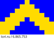 Флаг города Силламяэ. Эстония. Стоковая иллюстрация, иллюстратор Владимир Макеев / Фотобанк Лори