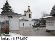 Спасский храм посёлка Андреевка, Солнечногорского района (2014 год). Стоковое фото, фотограф Дмитрий Неумоин / Фотобанк Лори