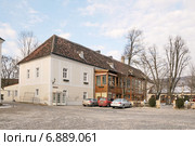 Цистерцианское аббатство Хайлигенкройц (монастырь Святого Креста). Stift Heiligenkreuz. Австрия (2014 год). Редакционное фото, фотограф stargal / Фотобанк Лори