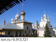 Церкви Ростовского кремля. Россия (2014 год). Редакционное фото, фотограф Яна Королёва / Фотобанк Лори
