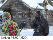 Джон Уоррен в поморской одежде (2015 год). Редакционное фото, фотограф Яковлев Сергей / Фотобанк Лори
