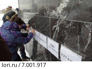 Акция в поддержку городов на Донбассе в Москве (2015 год). Редакционное фото, фотограф Дмитрий Неумоин / Фотобанк Лори