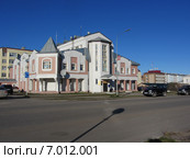 Нарьян-Мар. Здание, прозванное в народе "пряничный домик" (2012 год). Редакционное фото, фотограф Елена Боброва / Фотобанк Лори