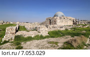 Старый Дворец Омейядов в столице Иордании Аммане (2014 год). Стоковое фото, фотограф Владимир Журавлев / Фотобанк Лори