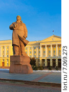 Город Смоленск. Памятник В.И.Ленину (2015 год). Редакционное фото, фотограф Зобков Юрий / Фотобанк Лори