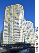 Жилой комплекс «Солнце». Ельнинская улица, 28. Москва (2015 год). Редакционное фото, фотограф lana1501 / Фотобанк Лори